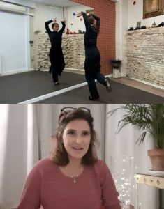 En una clase particular de flamenco