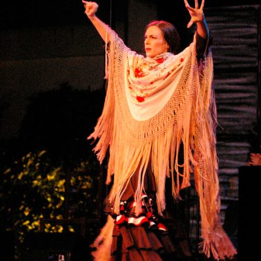 Baila flamenco de tablao