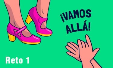 reto1 para bailar flamenco de casa, calle y tablao