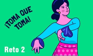 reto 2 para bailar flamenco de casa, calle y tablao