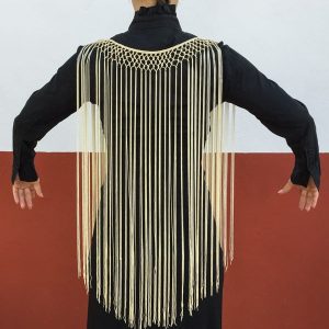 Tira de flecos hecha por Mónica Vázquez